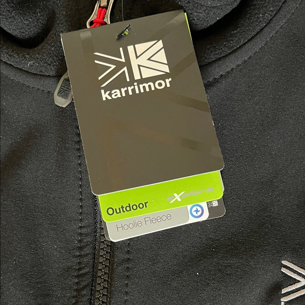 Karrimor Men's Black Softshell Hoolie Fleece Jacket - Picture 2 of 5